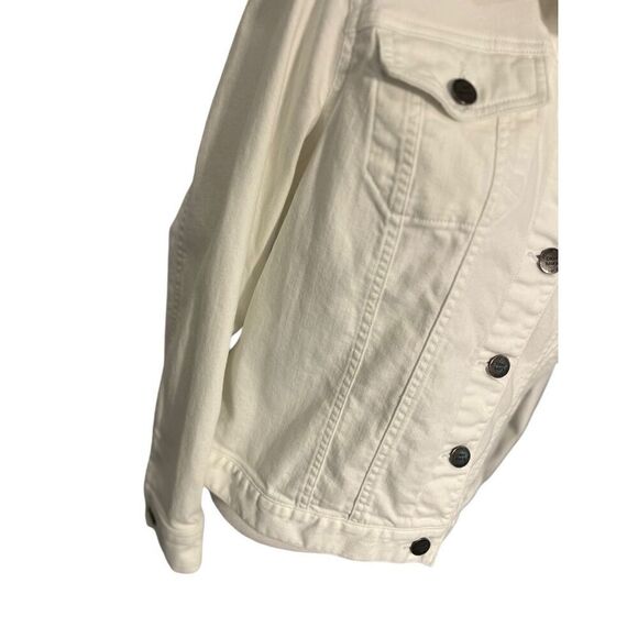 Harley-Davidson embroidered white jean jacket - LP - Picture 5 of 9